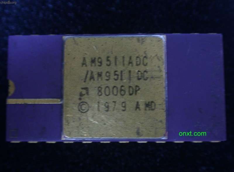 AMD AM9511ADC/AM9511DC diff print