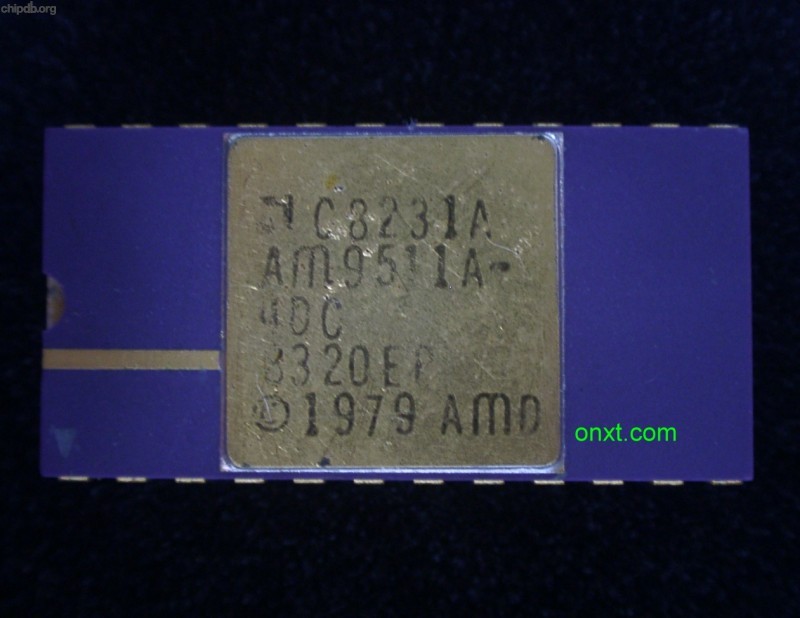 AMD C8231A AM9511A-4DC diff print