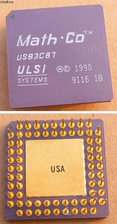 ULSI US83C87 20 MHz