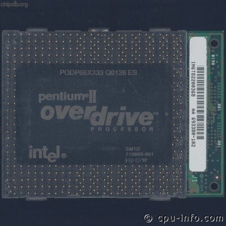 Intel Pentium II Overdrive PODP66X333 Q0126 ES