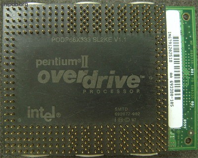 Intel Pentium II Overdrive PODP66X333 SL2KE V1.1