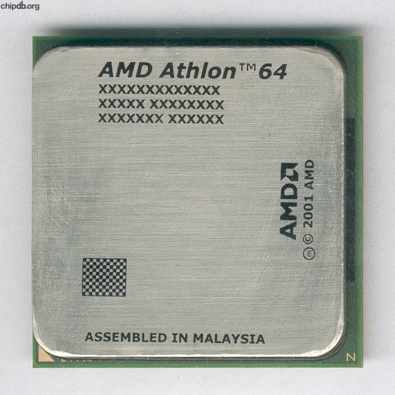 AMD Athlon64 mechanical sample