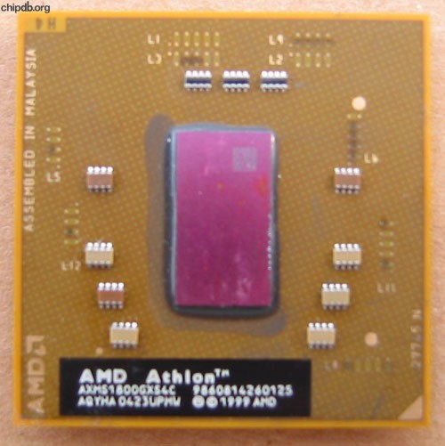AMD Athlon Mobile XP-M 1800+ AXMS1800GXS4C AQYHA