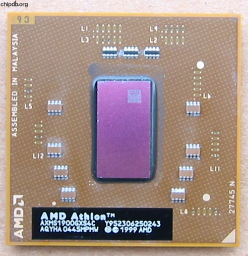 AMD Athlon Mobile XP-M 1900+ AXMS1900GXS4C AQYHA