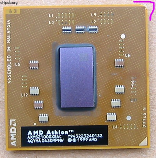 AMD Athlon Mobile XP-M 2100+ AXMS2100GXS4C AQYHA