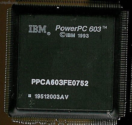 IBM PowerPC PPCA603FE0752