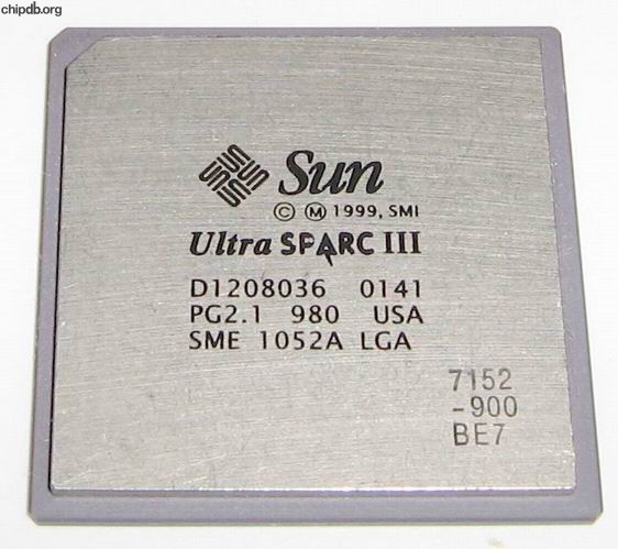 Sun UltraSPARC III SME 1052A 900MHz