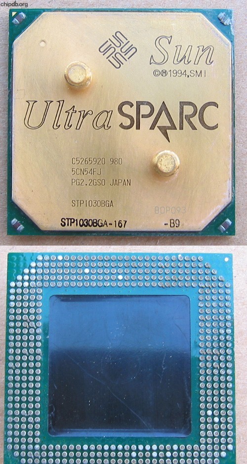Sun UltraSPARC STP1030BGA-167