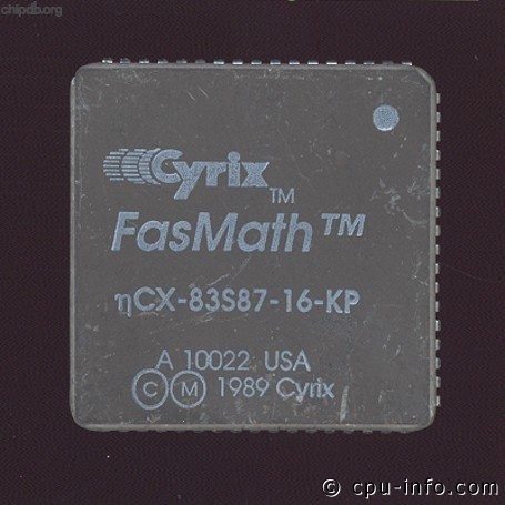 Cyrix CX-83S87-16-KP diff logo