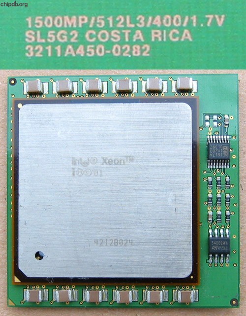 Intel Pentium 4 Xeon 1500MP/512L3/400/1.7V SL5G2