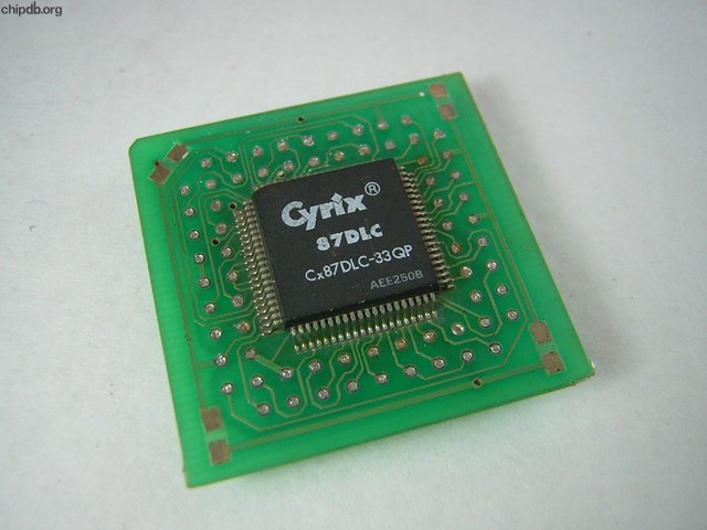 Cyrix Cx87DLC-33QP