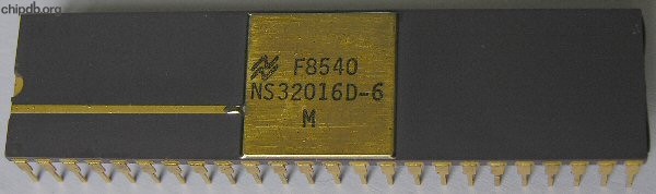 National Semiconductor NS32016D-6