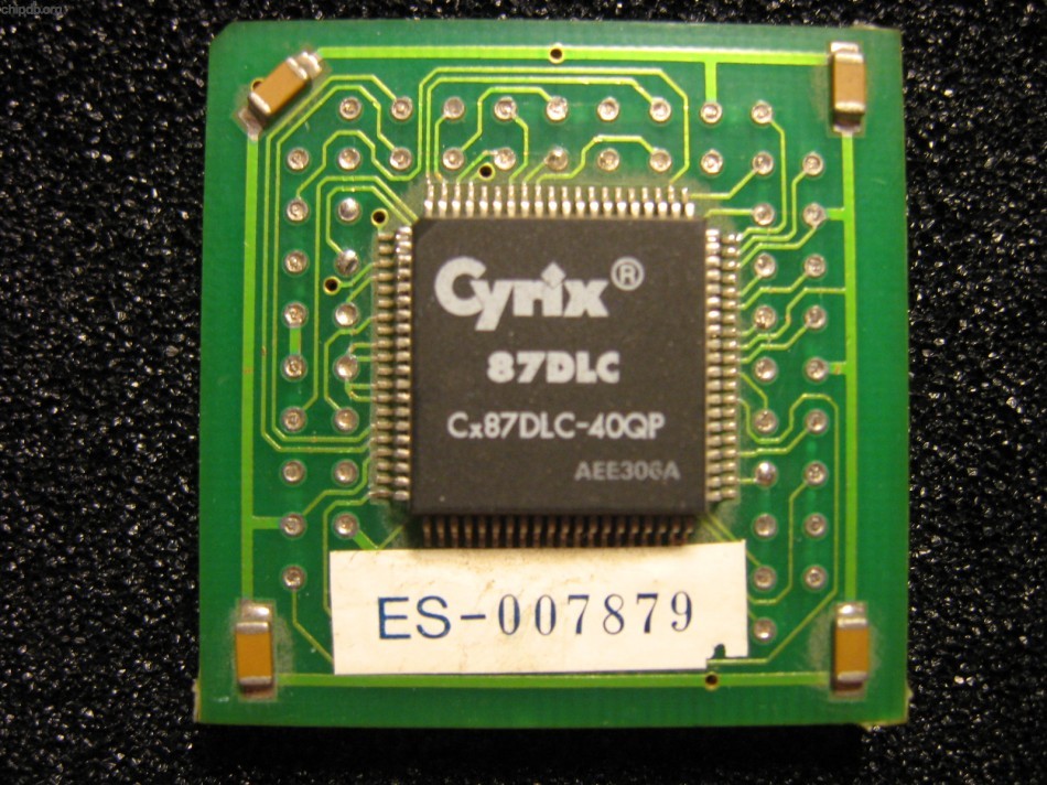 Cyrix Cx87DLC-40QP