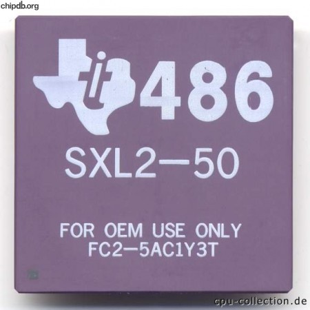 Texas Instruments 486 SXL2-50