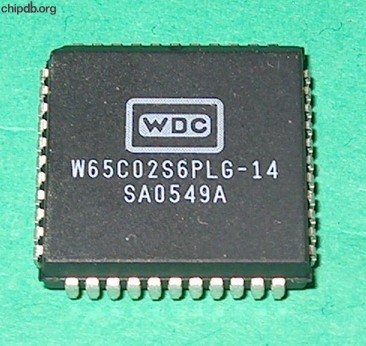 WDC W65C02S6PLG-14
