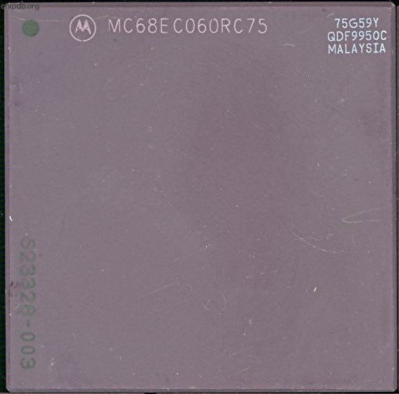 Motorola MC68EC060RC75 dot