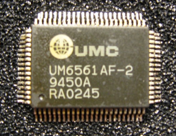 UMC UM6561AF-2 (Dendy Junior - analog NES CPU)