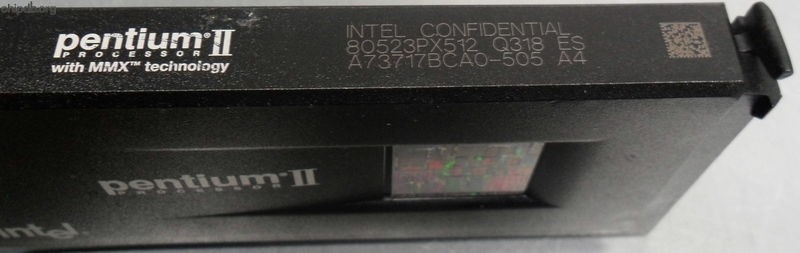 Intel Pentium II 80523PX512 Q318 ES