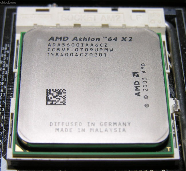 AMD Athlon 64 X2 5600+ ADA6500IAA6CZ CCBVF