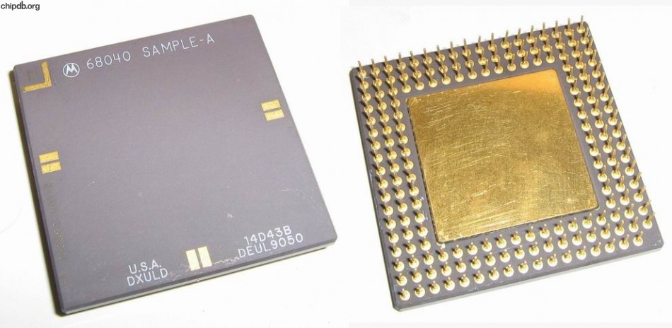 Motorola MC68040 SAMPLE