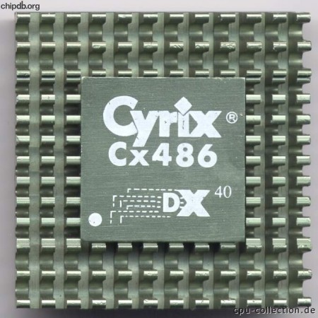 Cyrix Cx486DX40 old cooler