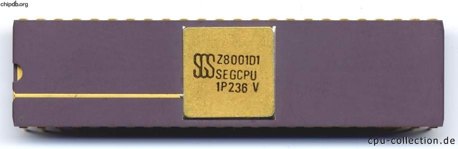 SGS Z8001D1 SEGCPU