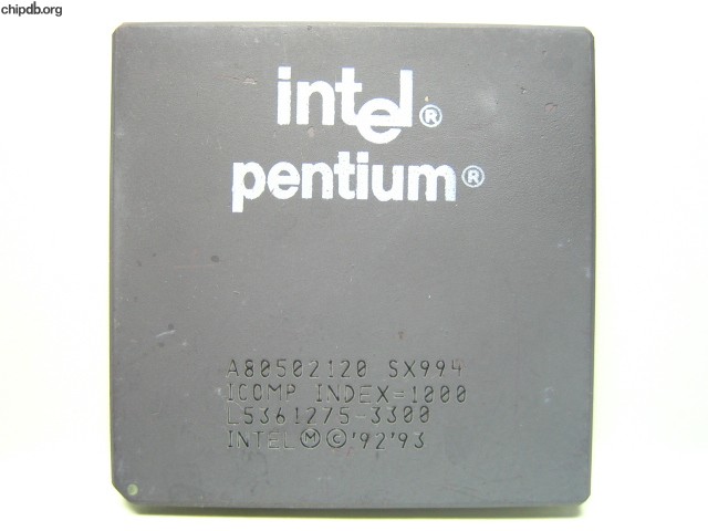 Intel Pentium A80502120 SX994 FAKE
