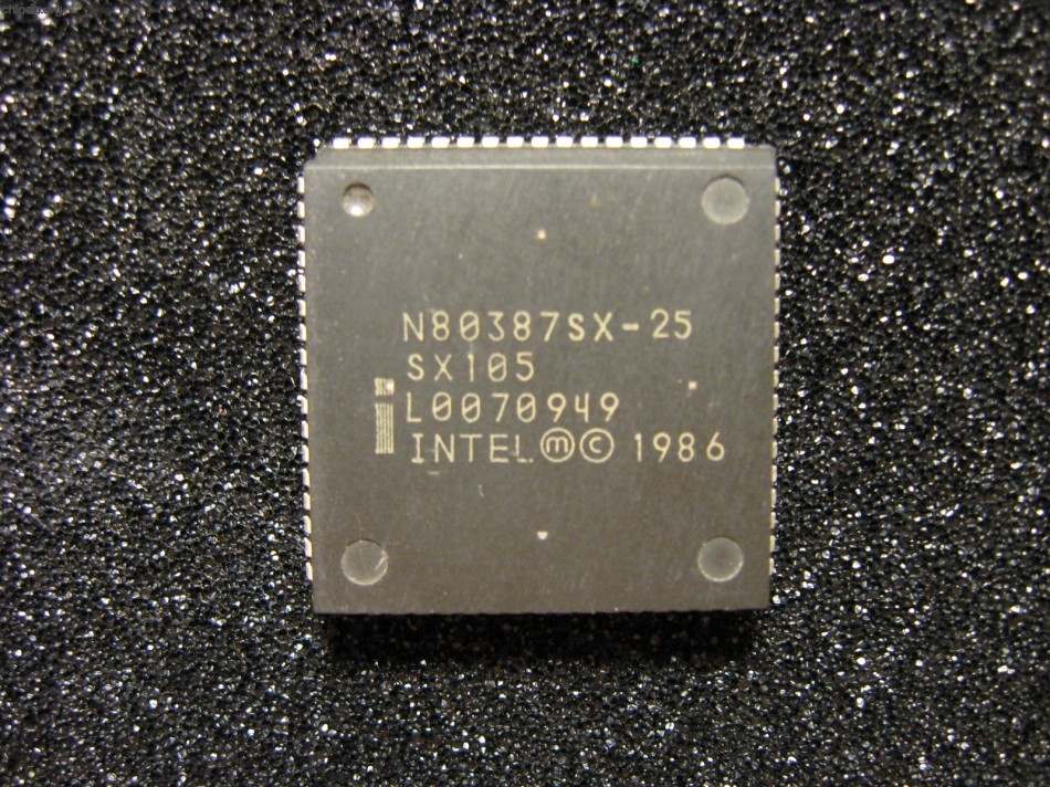 Intel N80387SX-25 SX105 FAKE