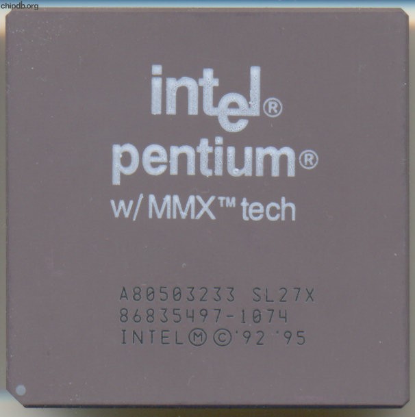 Intel Pentium A80503233 SL27X FAKE