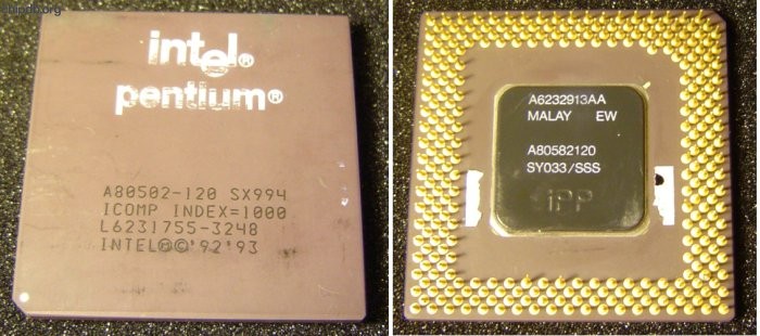 Intel Pentium A80502-120 SX994 FAKE