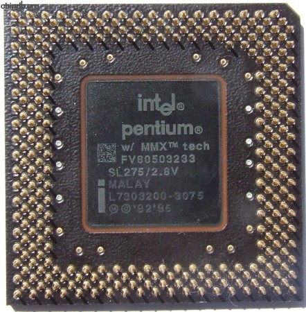 Intel Pentium FV80503233 SL275 fake