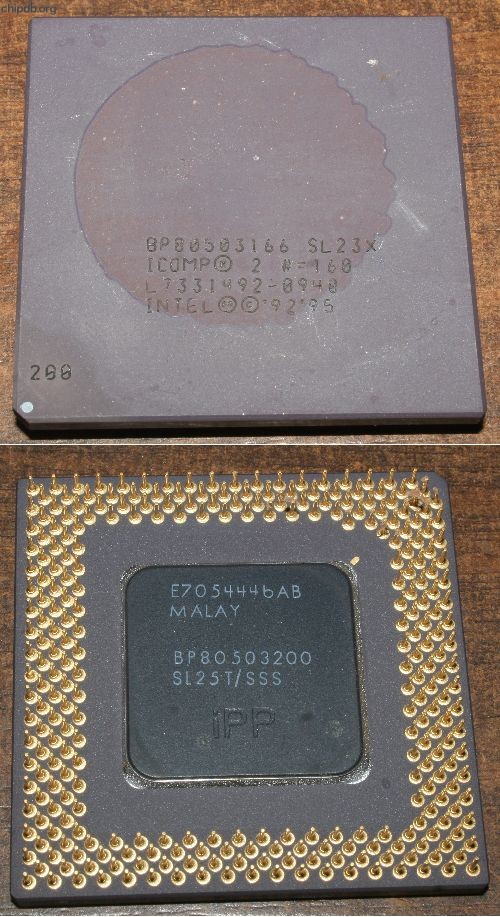 Intel Pentium BP80503200 SL25T FAKE