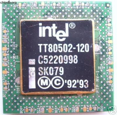 Intel Pentium TT80502-120 SK079 FAKE