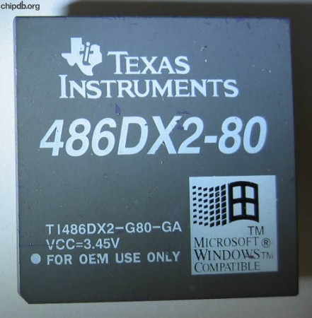 Texas Instruments 486DX2-G80-GA FAKE