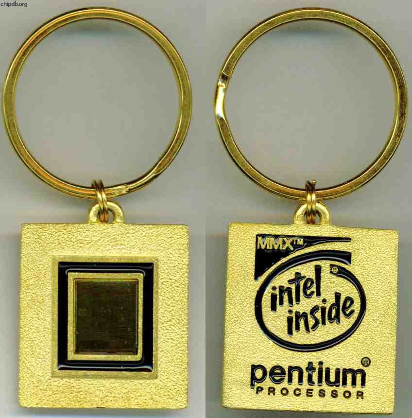 Intel keychain Pentium MMX