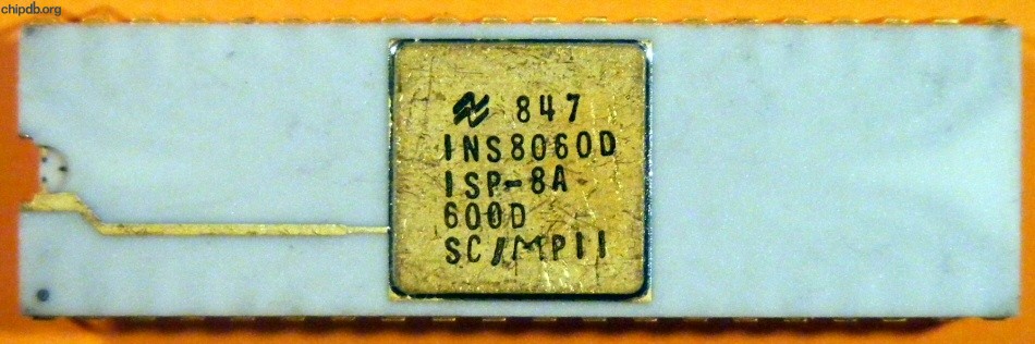 National Semiconduction ISP-8A/600D INS8060D