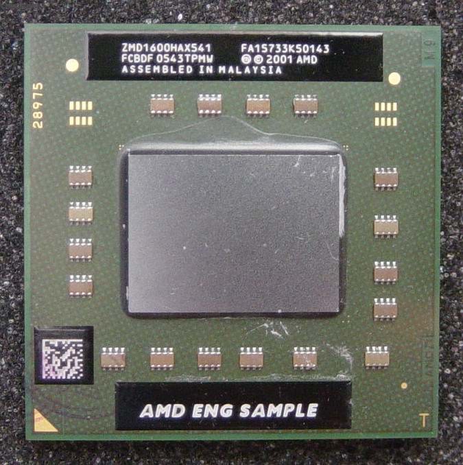 AMD Turion 64 X2 Mobile ZMD1600HAX541 ES
