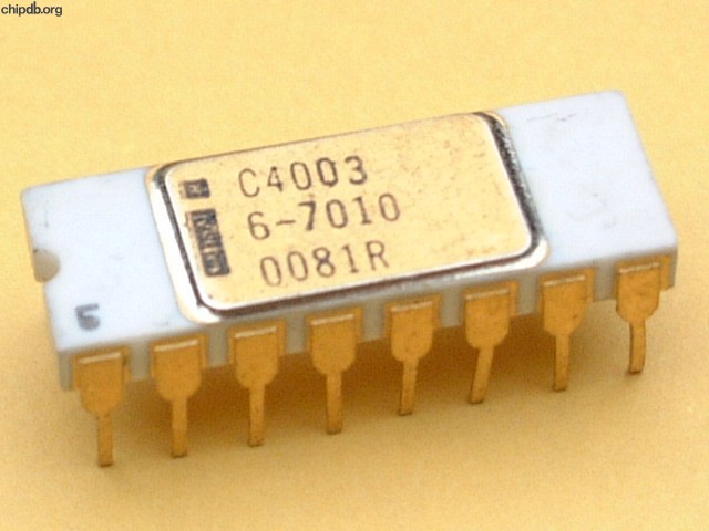 Intel C4003 white