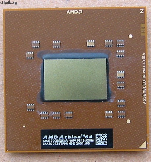 AMD Athlon 64 Mobile AMU3700BEX5AR CAAZC pinkie