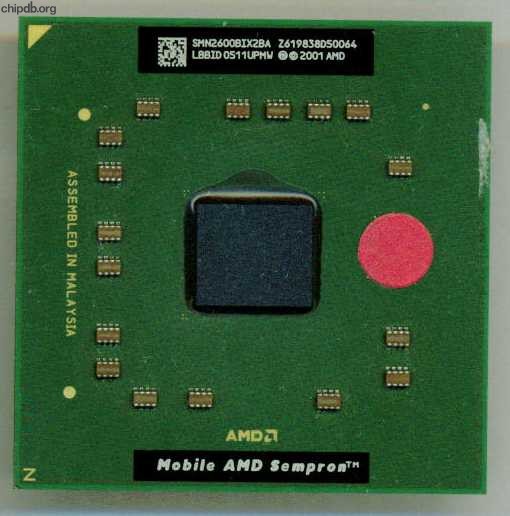 AMD Sempron Mobile 2600+ SMN2600BIX2BA LBBID