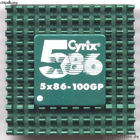 Cyrix 5x86-100GP heatsink bigdot