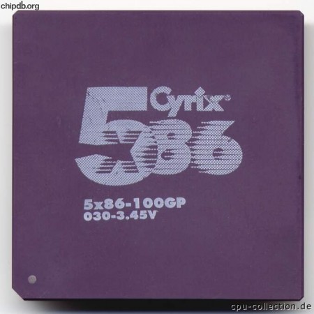 Cyrix 5x86-100GP 030-3.45V