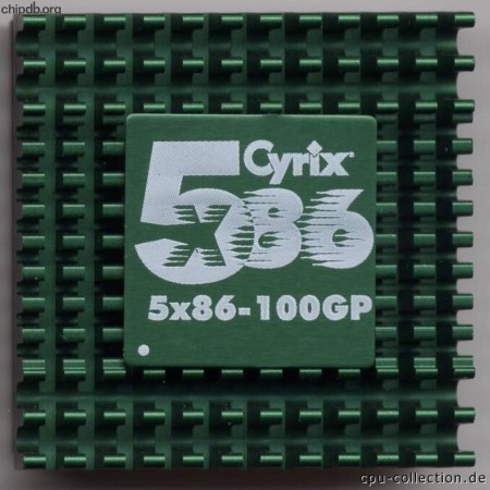 Cyrix 5x86-100GP heatsink smalldot