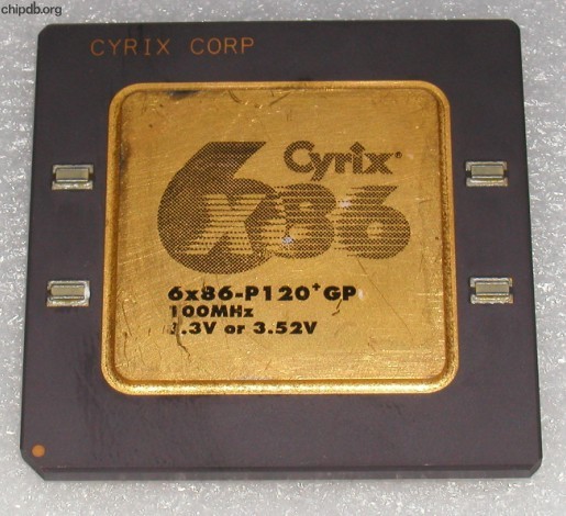 Cyrix 6x86-P120+GP 3.3V or 3.52V capacitors