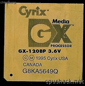Cyrix MediaGX GX-120BP 3.6V