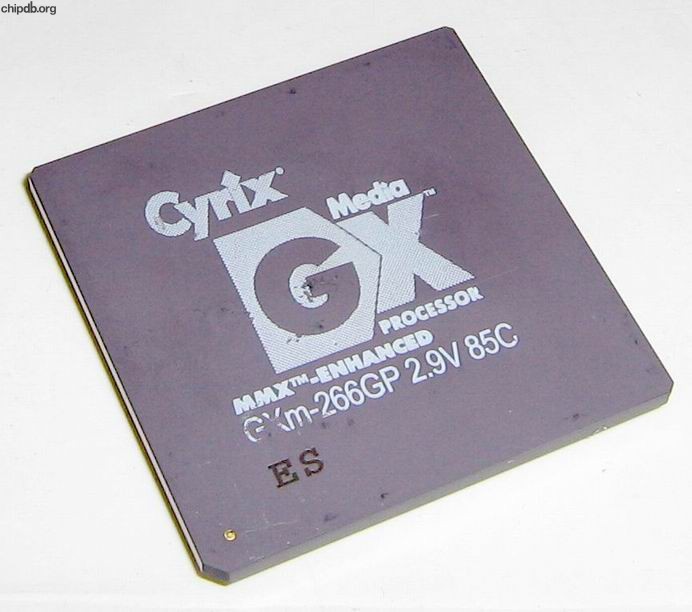 Cyrix MediaGX GXm-266GP 2.9V 85C ES