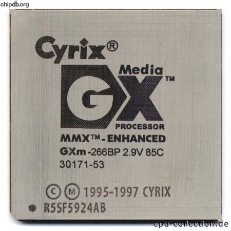 Cyrix MediaGX GXm-266BP 85C