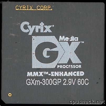 Cyrix MediaGXm-300GP 2.9V 60C