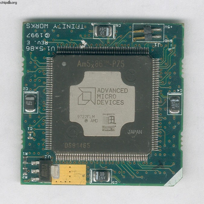AMD 5x86-P75 PQFP