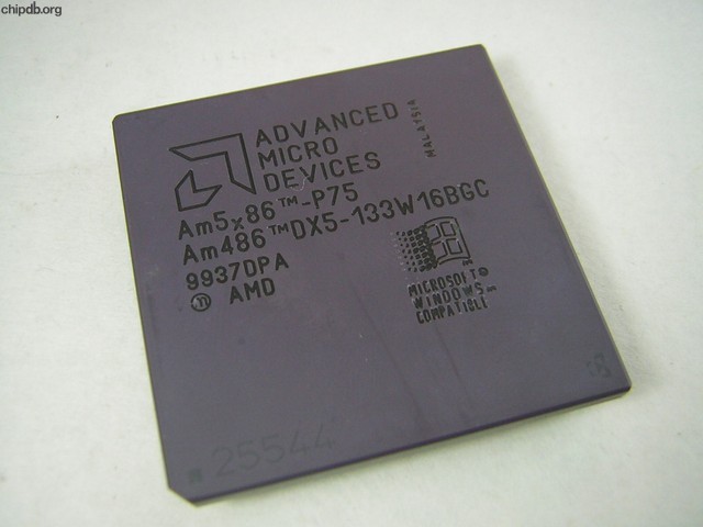 AMD Am486-DX5-133W16BGC engraved no N